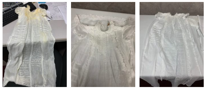 Vintage Christening Gown, Worn By Many Generations, is Hand Cleaned and Restored by Classic Cleaners