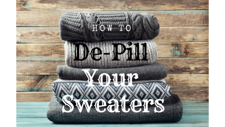 How To De-Pill Your Sweaters