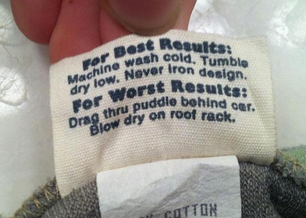 Do Not Remove the Care Labels In Your Clothing. Here’s Why: